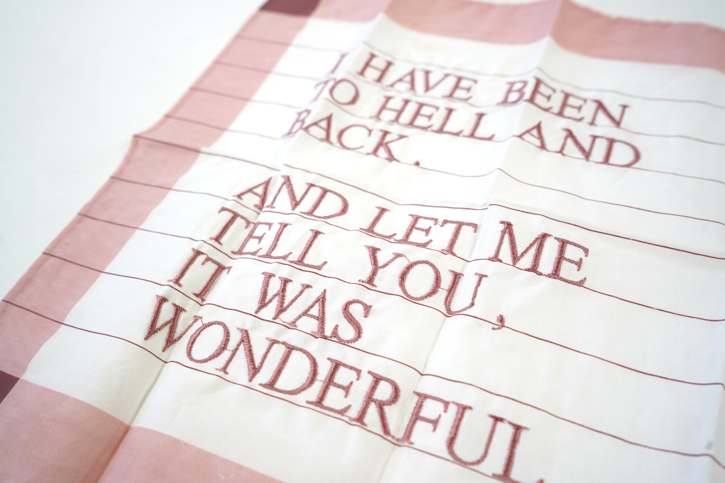 Louise Bourgeois, French/American 1911-2010, 'I Have Been to Hell and Back'